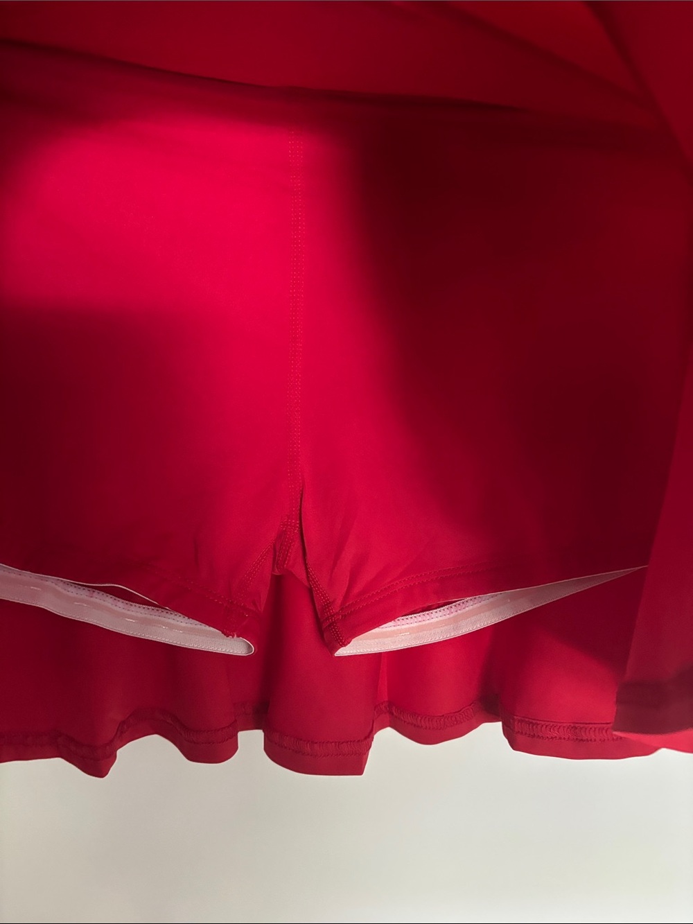 Women’s Red Ruffle Skirt - Picture 3 of 7